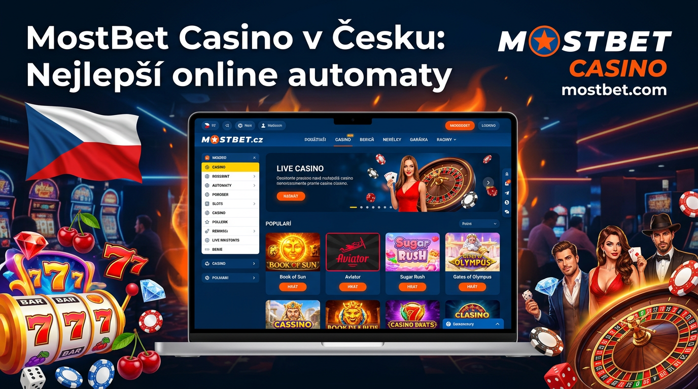 Hrajte online hry live MostBet Casino v Česku